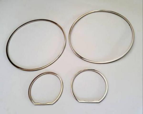 Instrument rings polished (4 pcs) fit for BMW E34 / E32