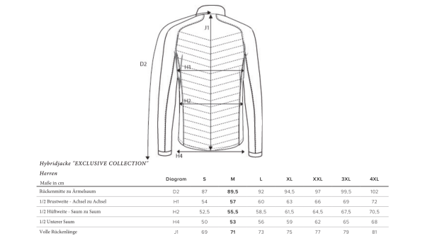 ALPINA Hybridjacke "Exclusive Collection", Herren Größe 3XL