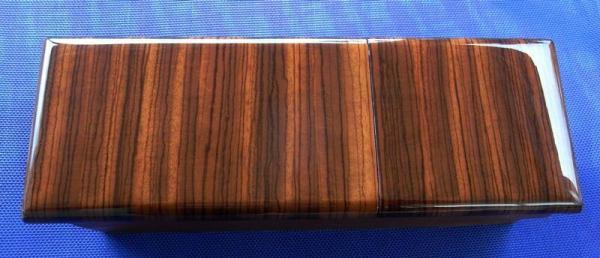 Klappdeckelbox Zebrano Mercedes W123