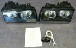 H7/H7 Headlights Set + ADAPTER fit for BMW 3er E36 Compact