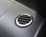 Chrome ventilation grid rings (2pcs.) fit for Mercedes R170 SLK