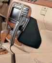 KUDA Telefonkonsole passend für Mercedes S-Klasse (W220) ab 10/1998 bis 08/2005 Leder schwarz