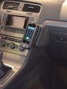KUDA Telefonkonsole passend für VW Golf 7 ab 11/2012 Leder schwarz