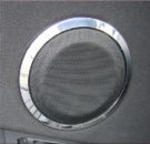 Ringe Tür Lautsprecher vorne poliert (2er Set) passend für BMW 1er E87