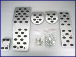 Aluminium Pedals for Manual (5 pieces) for all Mercedes