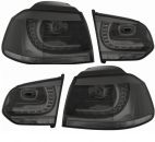 LED Rückleuchten SCHWARZ passend für VW GOLF 6 Bj. 2008 - 2012