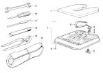 Werkzeugkasten leer BMW E12 E21 E23