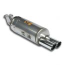 SUPERSPRINT Endschalldämpfer 2x76mm passend für BMW 5er E34 535i 1987 - 92