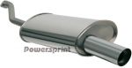 POWERSPRINT stainless steel rear silencer 1x90mm fit for BMW 3er E30 318iS