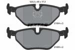TEXTAR Brake pads -rear- fit for BMW E36 E46 Z1 Z3 Z4