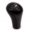 M- tech. Leather gearhandle 5 Gang with black insert for all BMWs from 08/80
