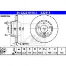 ATE PowerDisk brake disk front (286x22mm) fit for BMW E36 E46 Z3 Z4