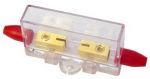 Fuse holder for Maxi fuses M20A - M80A, gold plated
