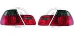 LED Rückleuchten ROT/SCHWARZ 4tlg passend für BMW 3er E46 Limousine bis 09/01