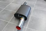 Bonini Rear silencer 1x76mm Ford Fiesta XR2i 1,6i