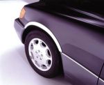 Radlaufchrom 4tlg. Edelstahl passend für Mercedes W123 Limousine/T-Modell