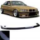 Front Spoiler Lippe FATLIP Schwarz GLÄNZEND passend für BMW 3er E36 90-99