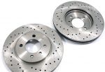 Zimmermann Brake disc drilled front 2pcs 260x22mm fit for BMW 3er E30 Z1