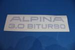 ALPINA Schriftzug Ventildeckel "ALPINA 3,0 BITURBO" schwarz