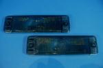 Front indicators lenses black fit for VW Golf 1 incl. Convertible Golf 2 Jetta 2 Polo