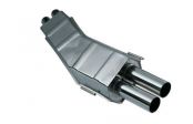 EISENMANN Endschalldämpfer 2x70mm passend für BMW 5er E34 530i/535i 138/155kW Limousine/Touring