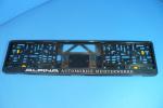 ALPINA License Plate Holder "Automobile Meisterwerke"