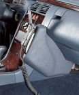 KUDA Phone console fit for Mercedes W210 E-Class real leather black