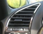 Frame air outlets polished 3pcs. BMW 3er E36 not Compact