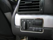 Rahmen Lichtschalter poliert BMW 3er E46