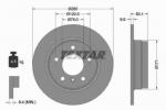 TEXTAR brake disk rear (280x10mm) fit for BMW E36 E46