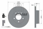 TEXTAR Brake disc rear (276x19mm) fit for BMW E36 E46