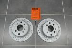 Zimmermann Brake disc drilled rear 2pcs fit for BMW 3er E30