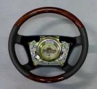 Steering wheel comfort burled wood/leather fit for Mercedes R129 / W124 / W140 / W201 / W202 / W210